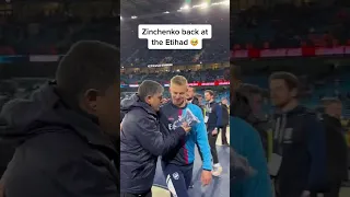 ZINCHENKO looks happy to be back to ETIHAD😍