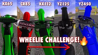 INSANE MX BIKES WHEELIE CHALLENGE!! DONT DROP THAT WHEEL **HARDEST CHALLENGE YET!!**