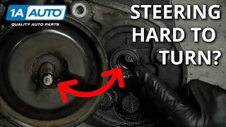 Car or Truck Steering Wheel is Hard to Turn? Find Power Steering Problems When There's No Fluid Leak