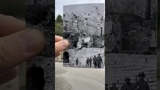 WW2 GHOST TOWN - Devastation at San Pietro December 1943 Then and Now