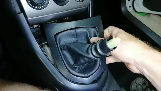Peugeot 308 SW  How to Replace Or Remove Shift Leather Cover Gear Gaiter