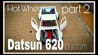 Custom Datsun 620 pickup part 2. Hot Wheels