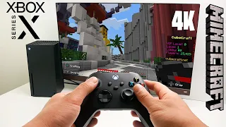 Minecraft Gameplay Xbox Series X 4K UHD