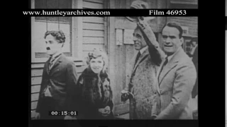 Chaplin, Pickford and Fairbanks.  Archive film 46953