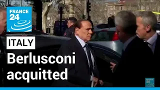 Berlusconi bribery trial: Italy's former PM acquitted in 'bunga-bunga' party case • FRANCE 24