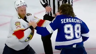 Dave Mishkin calls Lightning vs Panthers Fight Night highlights (2021 Preseason)