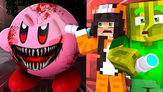 24 STUNDEN bei KIRBY.EXE ÜBERNACHTEN?! - Minecraft MONSTER VILLA