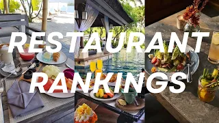 Ranking all the restaurants at the Royalton Riviera Cancun! All the food I ate during my vacation