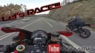 Races | Honda CBR Fireblade VS Yamaha R1 Crossplane