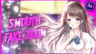 Smooth Fake Zoom Tutorial | AMV Tutorial | After effects |