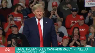 Watch: President Donald Trump holds campaign rally in Toledo