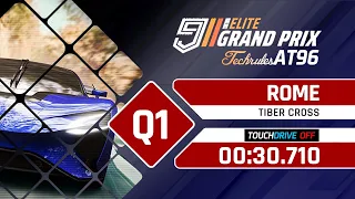 Asphalt 9 [Manual] | Elite Grand Prix TECHRULES AT96 | Qualifier Q1 | 30.710 | Tiber Cross