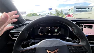 Cupra Formentor Travel Assist - Video Demonstration in traffic