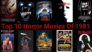 Top 10 Horror Movies Of 1981