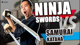 Unboxing a Newly Bought NINJA-TO | What are the Differences Between Samurai Katana & Ninja Sword?