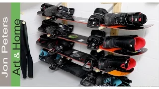 How to Build a  Snowboard Rack