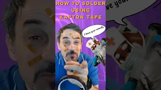 How to solder using kapton tape #kaptontape #solderingtips #circuitapps