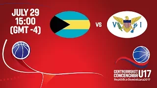 Bahamas vs Virgin Islands - Full Game - Classification 5-8 - Centrobasket U17 2017
