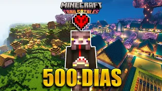 SOBREVIVI 500 DIAS en Minecraft HARDCORE 1.20 [Película completa]