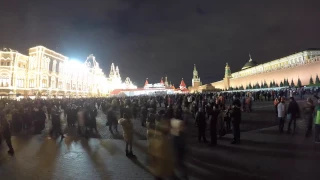 Red square - time lapse