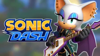 ROCKSTAR ROUGE GAMEPLAY (FULLY UPGRADED) - Sonic Dash