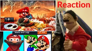 SMG4: Mario Reacts To AI Generated Images Reaction (Puppet Reaction)