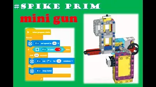 #Lego 45678 SpikePrime Gun shoots. INSTRUCTIONS