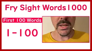 【Fry Sight Words 1000】Sight words 1-100