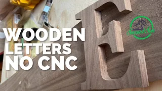 15 Tips for Using the Scroll Saw // Hardwood Letters for Store Sign