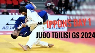 Judo Tbilisi Grand Slam 2024. Ippons, Highlights.