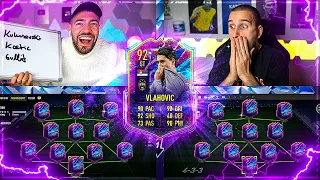 FIFA 22: VLAHOVIC FUTURE STARS Squad Builder Battle 🔥🔥 IamTabak vs Wakez !!