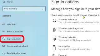 Windows 10 Sign in Options Freezing, Hang, Slow Loading - SOLVED