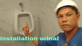 how to installation urinal brand model by HCG