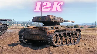 ELC EVEN 90 - 12K Spot Damage  World of Tanks Replays ,WOT tank games
