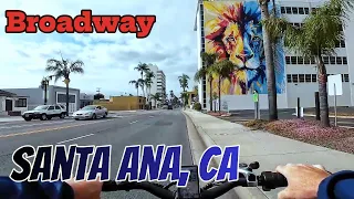 Riding Home Up Broadway Santa Ana #lectricxp #ebiker #djiosmoaction4 #commuterlife #ridetowork