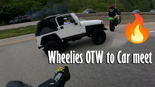 Wheelies and Hood rat shit with my Friends