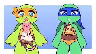 Hungry! Animation Meme | TMNT2012 Leo & Mikey🧡💙