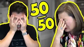 Reddit 50/50 CHALLENGE #4 (feat. MY MOM)