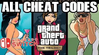 GTA Trilogy: The Definitive Edition - ALL CHEAT CODES (SWITCH)