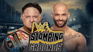 RICOCHET VS SAMOA JOE WWE STOMPING GROUNDS 2019 FULL MATCH WWE 2K19