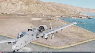 DCS A-10C ll with AGM-65H and 30mm on Tunguska and an SA-15 --Khasab, Oman