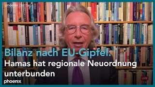 Prof. Thomas Jäger zum Abschluss des EU-Gipfels in Brüssel am 27.10.23