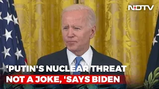 Putin "Not Joking" About Using Nuclear Weapons In Ukraine War: Biden | The News