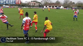 Peckham Town FC vs Farnborough OBG