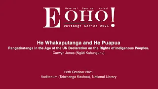 E oho! He Whakaputanga and He Puapua