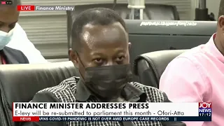 Live: Finance Minister Addresses Press - Business Live on JoyNews (19-1-22)