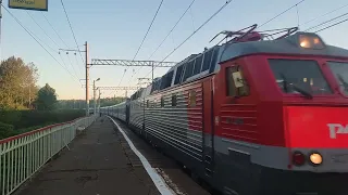 ЧС7-093 с поездом "Сож"
