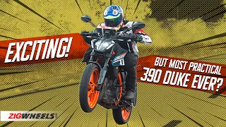 2024 KTM 390 Duke Road Test Review | Is it the most practical 390 Duke ever? | ZigWheels