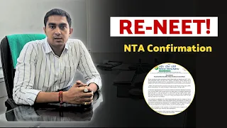 NTA NEET 2024 Official Update | Re-NEET Chances ? What Students Should Do?  #ReNeet #Neetpaperleak😭