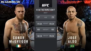 THE REMATCH! Conor McGregor vs. Jose Aldo!! (UFC 2 XBOX One Gameplay)